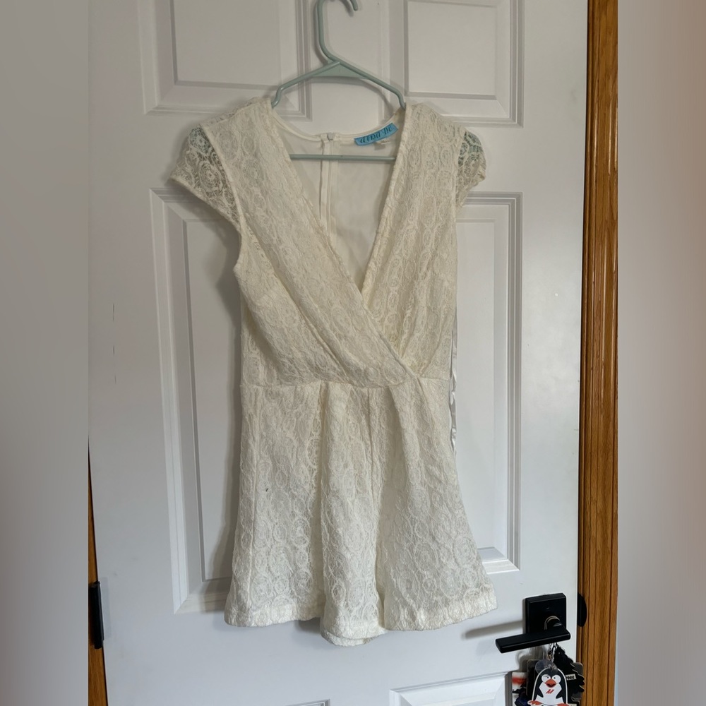Super cute white romper